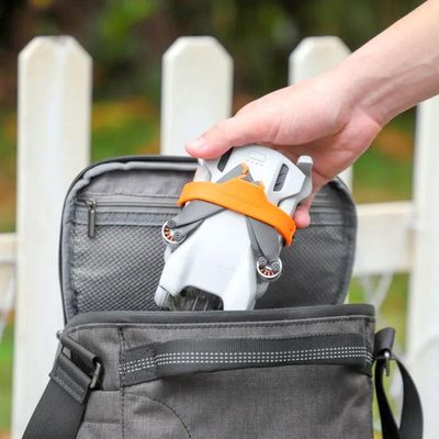 Protetor E Trava De Hélices Para Drone Dji Mini 3 Cor Laranja