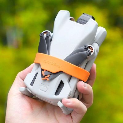 Protetor E Trava De Hélices Para Drone Dji Mini 3 Cor Laranja