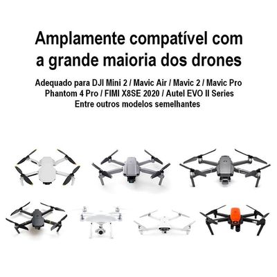 Kit Com 4 Luzes Led De Voo Noturno Para Drones