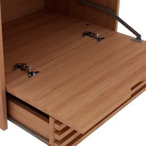 Conjunto 3 Peças Para Banheiro Amendoa Bn3630x13x14 Tecno Mobili Amendoa Marmore Branco