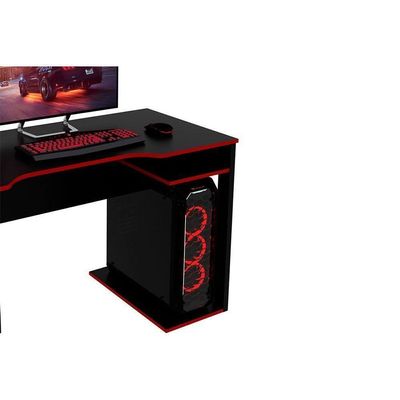Mesa Computador Gamer Me4161 Preto - Tecno Mobili
