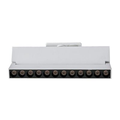 Módulo Led Projetor Para Trilho Nordecor Duli 12w 22cm Bivolt 3000k Luz Amarela