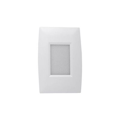 Balizador Mbled Lumo Embutir Led Bivolt Branco 3000k Luz Amarela