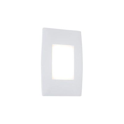 Balizador Mbled Lumo Embutir Led Bivolt Branco 3000k Luz Amarela