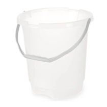 Balde Graduado 16l Transparente Plasvale 1624600