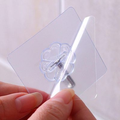 Kit 10 Ganchos De Parede Multiuso Prático Sem Furo Na Parede