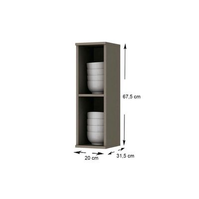 Nicho Para Cozinha Aéreo Connect 20x67cm Duna - Henn