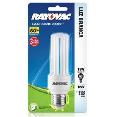 Kit Lâmpadas Rayovac com 5 Unidades
