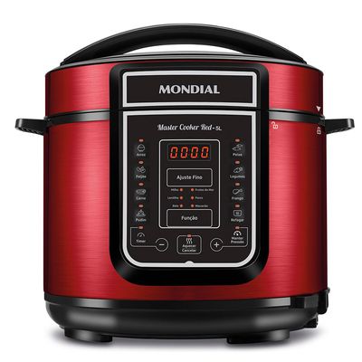 Panela de Pressão Elétrica Mondial Master Cooker Red PE-39 110V