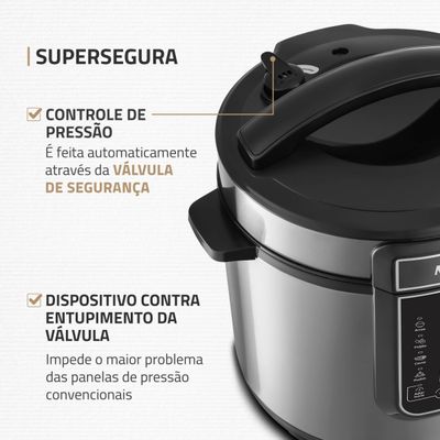 Panela de Pressão Elétrica Mondial Digital Master Cooker PE-40 110V