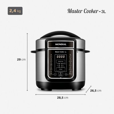 Panela de Pressão Elétrica Mondial Digital Master Cooker PE-40 110V