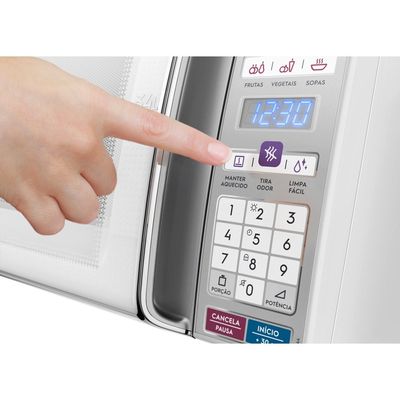 Micro-ondas Electrolux 34 Litros 10 Níveis de Potência MEO44 Branca / 110V