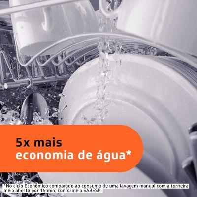 Lava-Louças 8 Serviços de Lavagem BLF08BS Brastemp Cinza / 220V