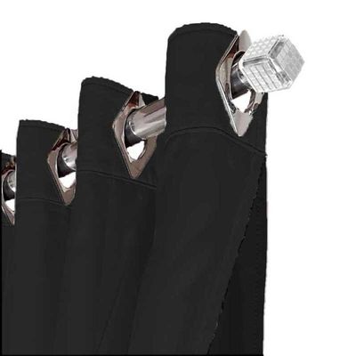 Cortina Sala E Quarto 7,50x2,40 Tecido Blackout Ana Preto