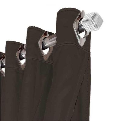 Cortina Sala E Quarto 4,50x2,60 Tecido Blackout Ana Marrom