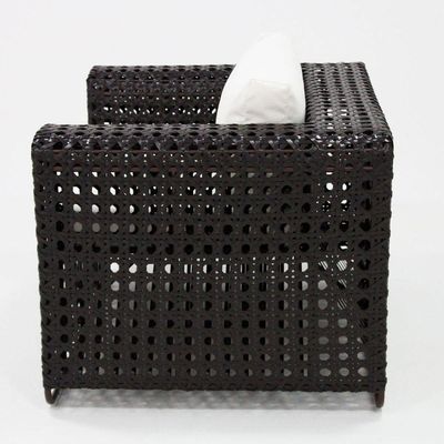 Conjunto De Sofá Completo De Varanda Modelo Fúcsia Preto com Branco