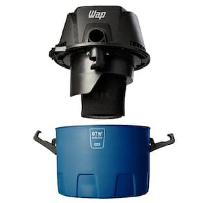 Aspirador de Água e Pó Wap GTW Bagless 1.400W Compacto 6 Litros com Soprador e Barril Portátil Azul,Preto / 110