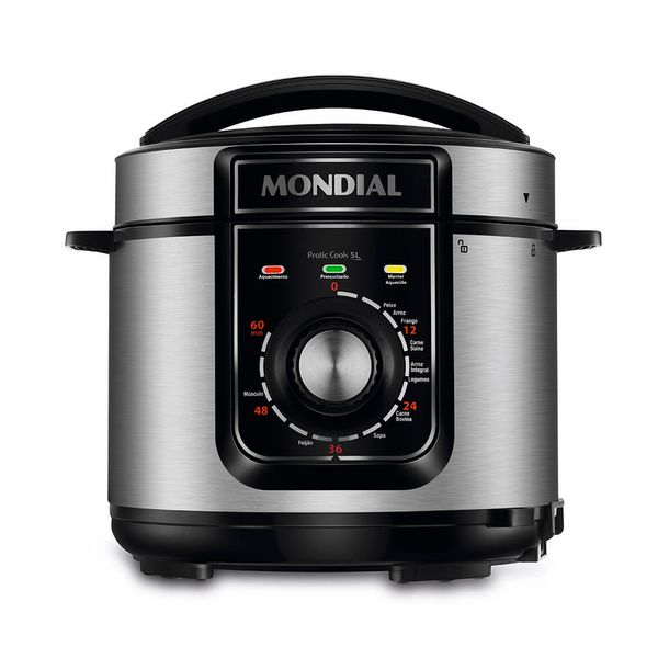 Panela de Pressão Elétrica Pratic Cook 5 L Premium I PE-48-5L-I 110V