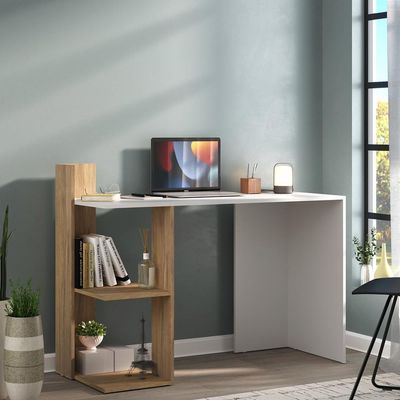 Escrivaninha Mesa Para Computador Multimóveis Branca/rustic