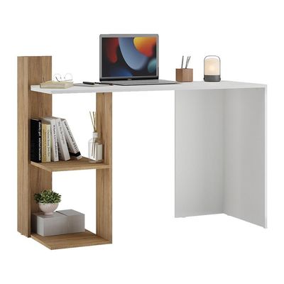 Escrivaninha Mesa Para Computador Multimóveis Branca/rustic