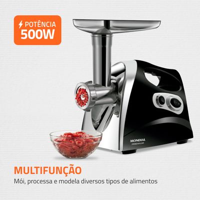 Moedor de Carne Elétrico Mondial Premium MC-03 127V