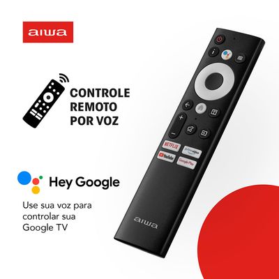 Smart TV AIWA 75” GOOGLE TV 4K Comando de voz Dolby Vision&Atmos BIV
