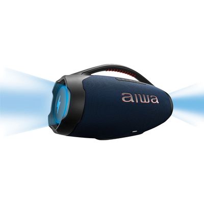 Caixa de Som Boombox Plus AIWA BBS-01-LBL 200W BT 30H IP66 USB RGB BIV