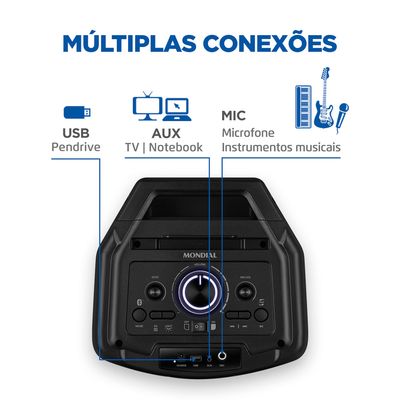 Party Box Mondial Bivolt PBX-600-A BIV