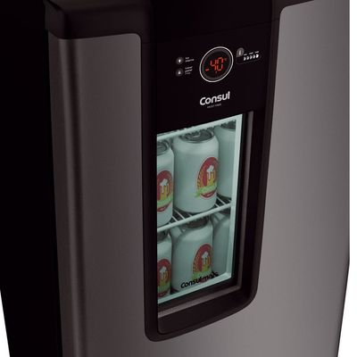 Cervejeira 1 Porta Frost Free 82 Litros Consul CZD12AT Titanium / 110V