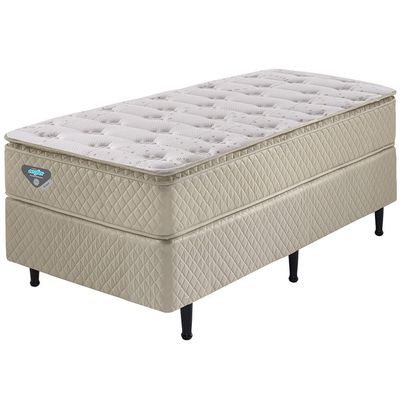 Colchão Solteiro de Molas Superlastic Ecoflex High Support IN 88x188 Nature/Offwhite