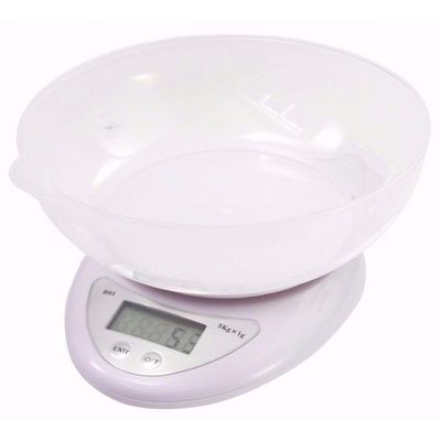 Balança Eletrônica Digital Recipiente Cozinha Alimento 5 Kg