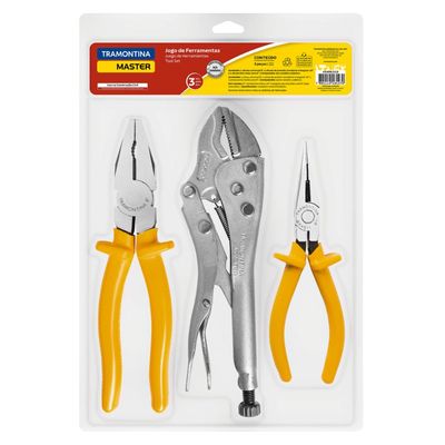 Kit de Ferramentas Tramontina com Alicate de Pressão