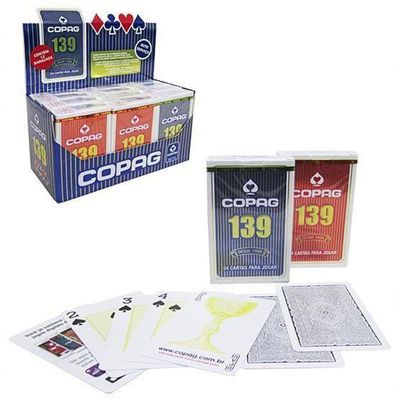 Baralho Copag Unitário 54 Cartas De Plástico Vermelho