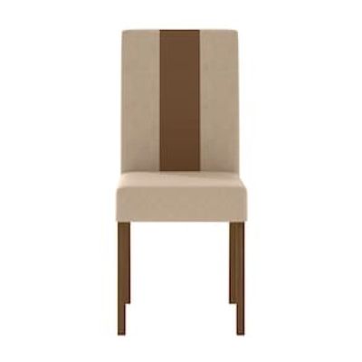 Conjunto Sala de Jantar Mesa com 4 Cadeiras Belle Poliman Bege Claro