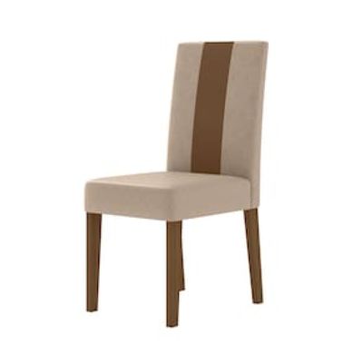 Conjunto Sala de Jantar Mesa com 4 Cadeiras Belle Poliman Bege Claro