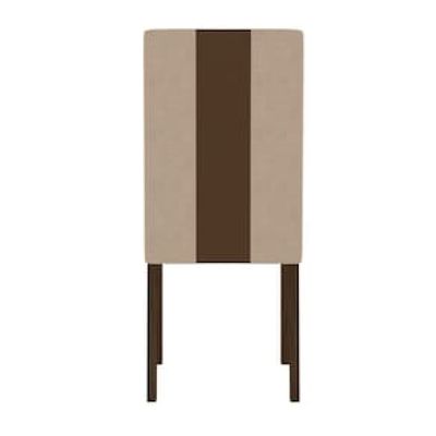 Conjunto de Sala de Jantar Mesa com 6 Cadeiras Goya Poliman Marrom Cacau