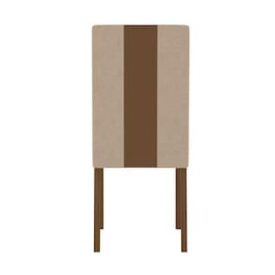 Conjunto de Sala de Jantar Mesa com 6 Cadeiras Goya Poliman Bege Claro