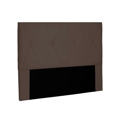 Cabeceira Aquilla Para Cama Box Casal 140 Cm Suede Café - D'rossi