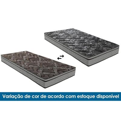 Colchão Viúva Espuma D28 / EP Anatômico Conforto Firme Euro Pillow Gray (128x188x17) - Paropas