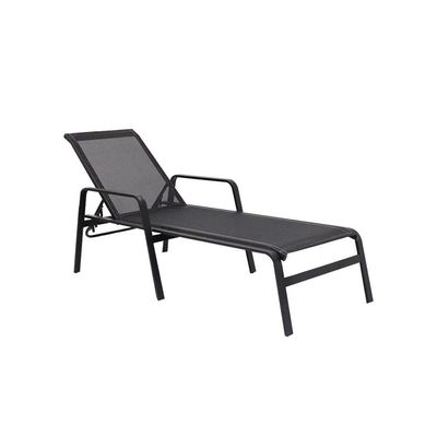 Kit 2 Chaises 1 Mesa 4 Cadeiras 1 Mesinha Ombrelone com base Preto