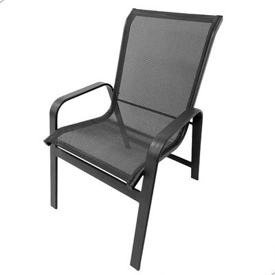 Kit 2 Chaises 1 Mesa 4 Cadeiras 1 Mesinha Ombrelone com base Preto