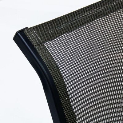 Kit 2 Chaises 1 Mesa 4 Cadeiras 1 Mesinha Ombrelone com base Preto