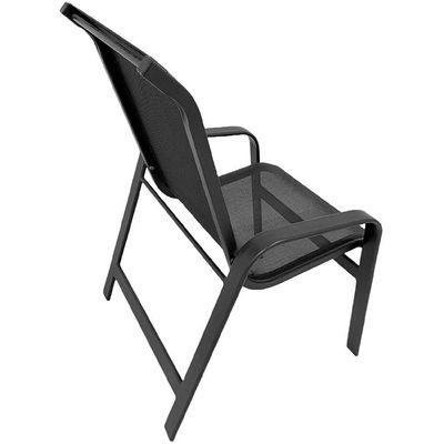 Kit 2 Cadeiras Lótus Premium E Mesinha Pés Em X Preto