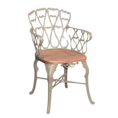Conjunto Viena Com Mesa Tampo De Madeira E 4 Cadeiras Marrom