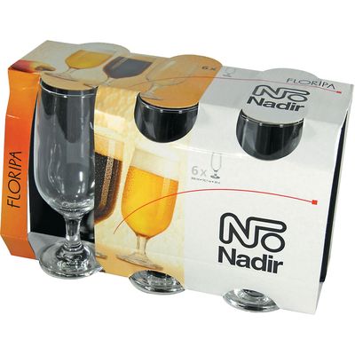 Conjunto 6 Taças de Cerveja 300ml Floripa Nadir