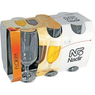 Conjunto 6 Taças de Cerveja 300ml Floripa Nadir