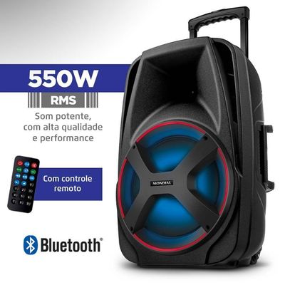 Caixa Amplificada Connect Power Plus Mondial Cm-550 Bivolt