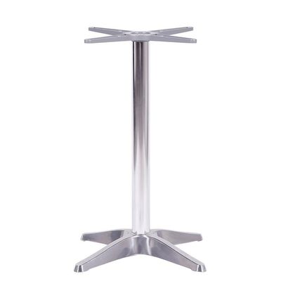 Mesa Delta 76,50 Cm (altura) Com Tampo Em Mdp Quadrado 60 Cm Branco