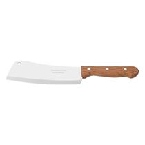 Cutelo 6" Lâmina Aço Inox Cabo Madeira Natural Tramontina