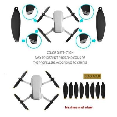 Kit 8 Hélices Liberação Rápida para Drone DJI Mini e Mini 2